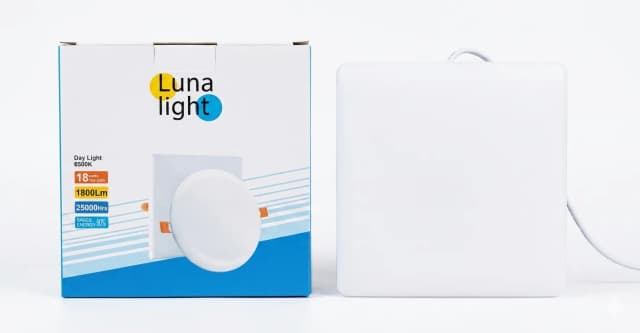 Պլաֆոն 3D LUNA LIGHT 18w 6500k քառ.