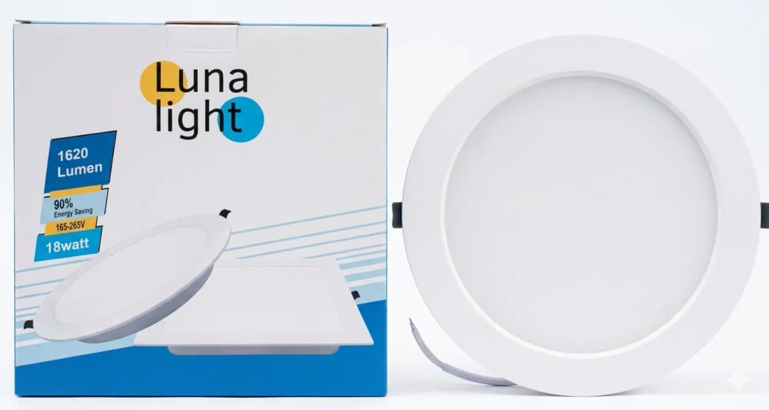 Պլաֆոն LUNA LIGHT 18w 6500k կլոր