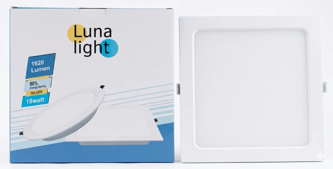 Պլաֆոն LUNA LIGHT 18w 6500k քառ.