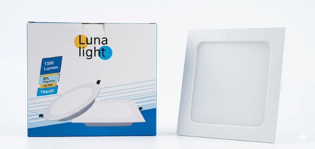Պլաֆոն LUNA LIGHT 15w 6500k քառ.