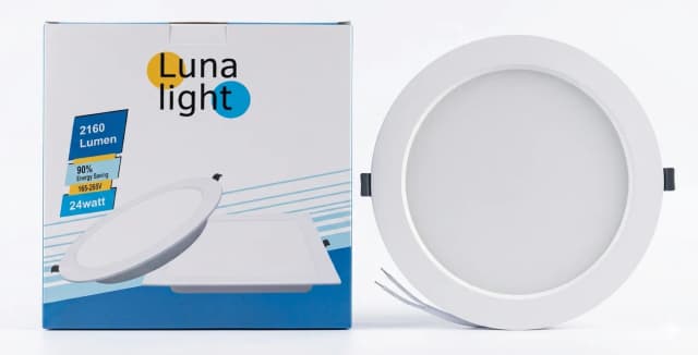 Պլաֆոն LUNA LIGHT 24w 6500k կլոր