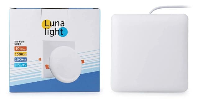 Պլաֆոն 3D LUNA LIGHT 10w 6500k քառ.