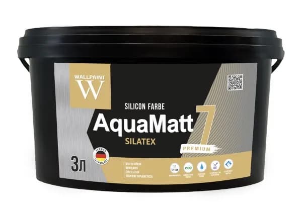 Լատեքս ջրային հիմքով 10լ AquaMatt 7 Silikon Farbe Silatex