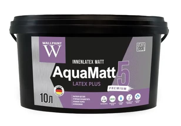 Լատեքս ջրային հիմքով 10լ AquaMatt 5 Innenlatex Matt