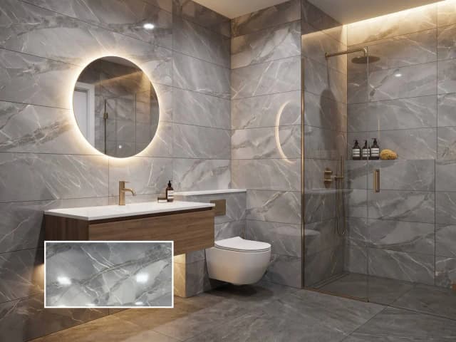 Սալիկ պ.950082 30*60 Winterfel Light Grey Glossy