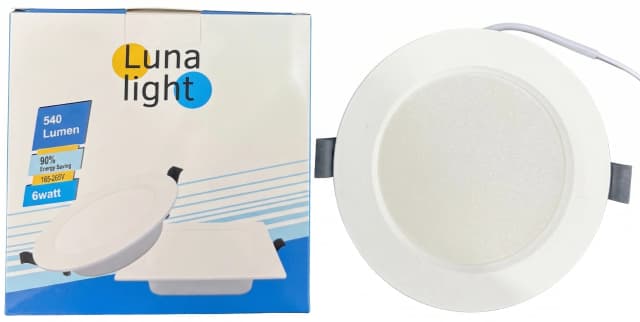 Պլաֆոն LUNA LIGHT 6w 6500k կլոր