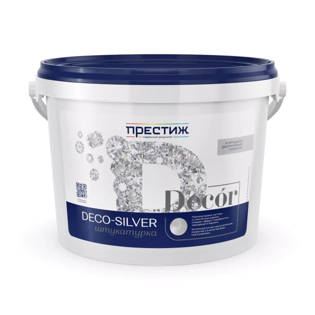 Ներկ դեկորատիվ Prestij 2.5կգ Deco Silver