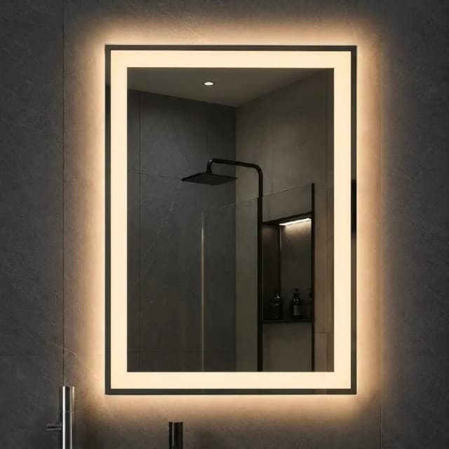 Հայելի 70*50 1040-70 լույսով /հակագոլորշիով/ Luna