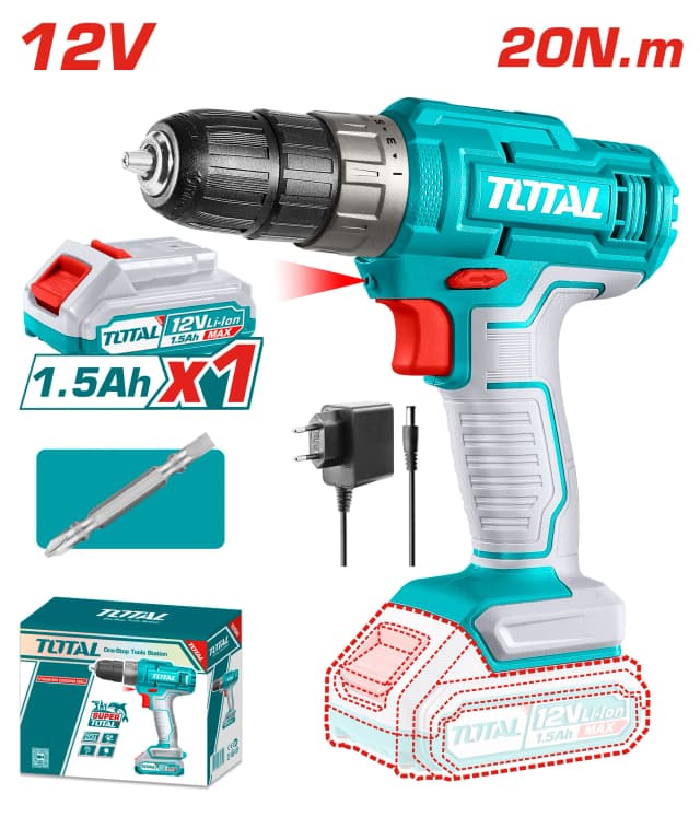 Շուրուպավյորտ TDLI1218 մարտկոցով 12v TOTAL